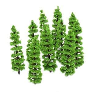 Buy 10pcs Model Tree Train Railroad War Scenery Diorama Park Layout HO ...