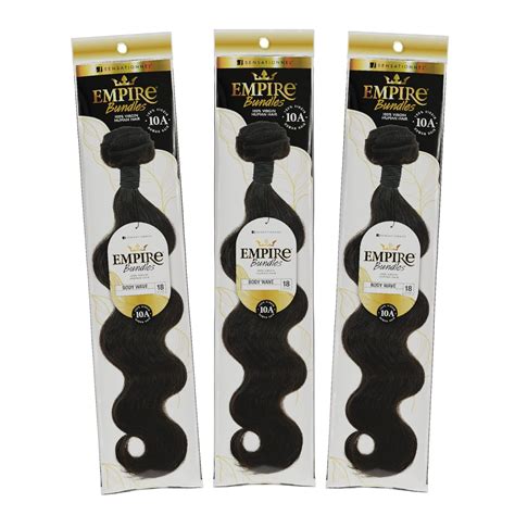 Empire bundles- body 10a shed human hair for weaving and sew in styles ...