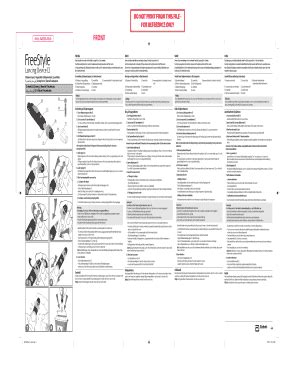 Fillable Online FreeStyle Lancing Device II Fax Email Print - pdfFiller