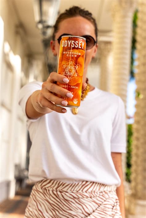 Buy Odyssey Elixir Energy and Focus Sparkling Mushroom Drink, Orange ...
