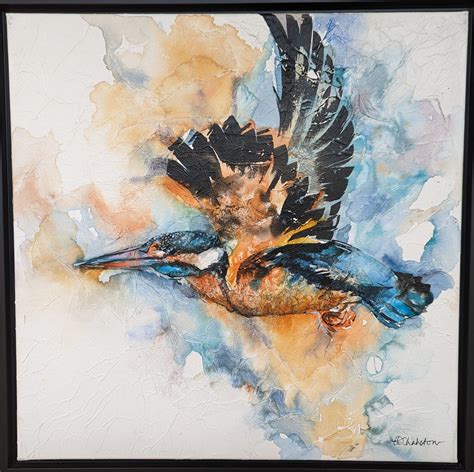 "As Kingfishers catch fire" - Liz Chaderton – Reeds Art and Framing