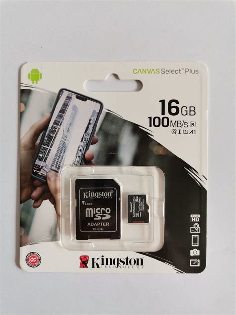 KINGSTON CANVAS SELECT PLUS- 16GB - BLACK 