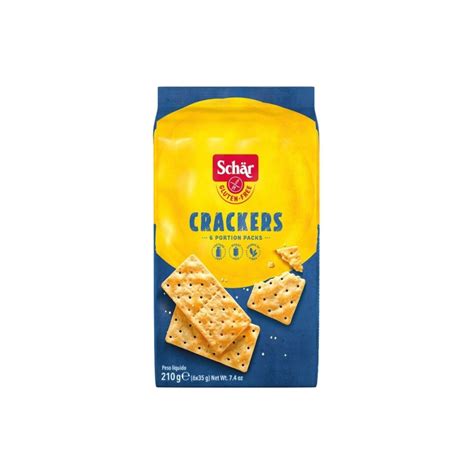 CRACKERS GLUTEN FREE SCHAR 210G - Delishop