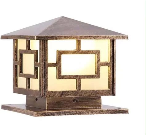 ATHASU DECOR Gate Light Design Aluminium Casting Water Proof Gate lamp ...