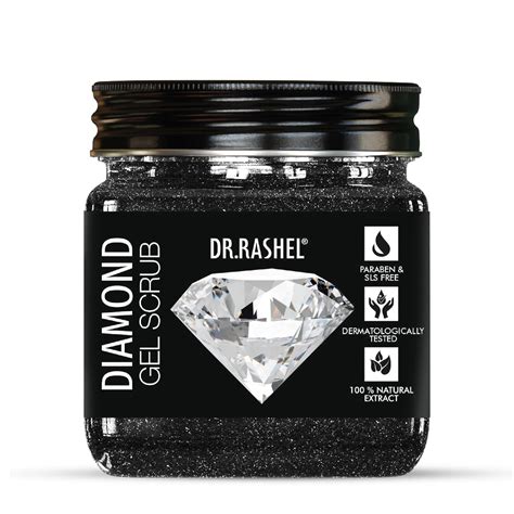 Buy DR.RASHEL Diamond Gel Scrub Face & Body For Men and Women (380 Ml ...