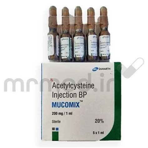 Pharmaceutical Injection And Solution - N Acetylcysteine 2 Ml Injection ...