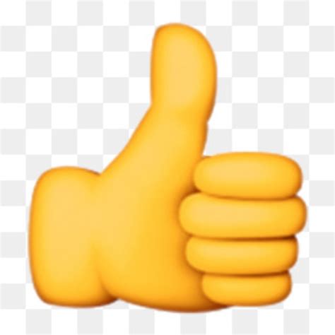 Download High Quality transparent emojis thumbs up Transparent PNG ...