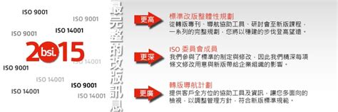 ISO 9001暨ISO 14001轉變即將進入倒數…