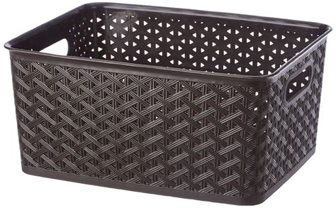 ARISTO Plastic Storage Basket Wthout Lid 15 LTR (34.5 x 27.5 x 19 cm ...