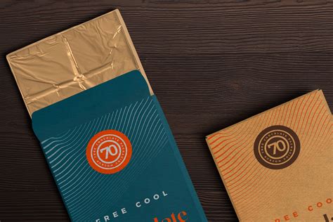 Free Chocolate Bar Packaging Mockup PSD | ZippyPixels