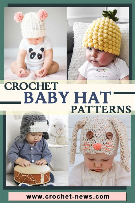 54 Crochet Baby Hat Patterns - Crochet News