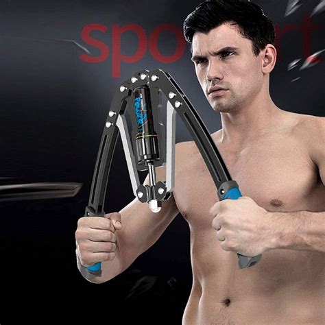 unhg Adjustable Hydraulic Power Twister Arm Exerciser 22-440lbs Home ...