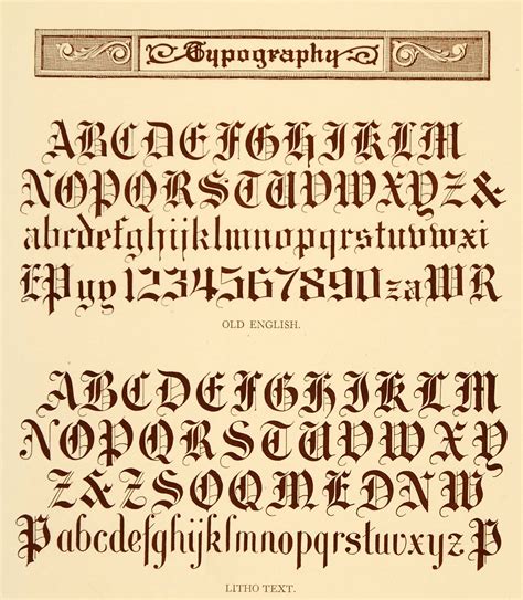 Old English Script Font