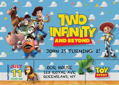 Two Infinity And Beyond Invitation Template Free - Campaign Planning ...