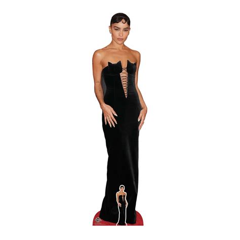 CS968 Zoë Kravitz Height 158cm Lifesize Cardboard Cut Out With Mini – Star Cutouts