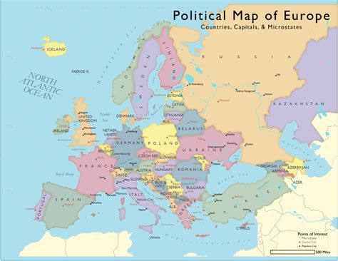 Maps Of Europe And European Countries Political Maps
