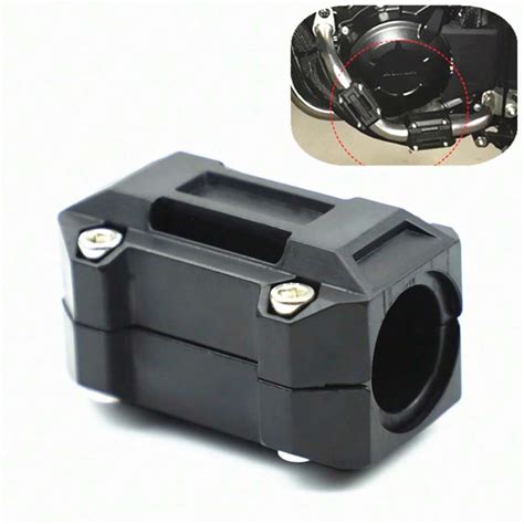 Universal Motorcycle 22mm 25mm 28mm Engine Bumper Guard Decor Block ...
