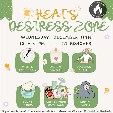 HEAT's De-Stress Zone - University of Hartford