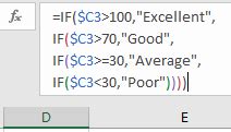 Image result for Excel Nested IFs