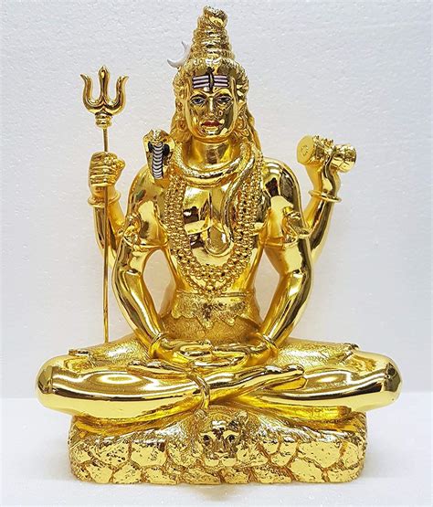 Buy THC- Astadhatu (8 Metals) Mixed 100% Pure Brass Made Lord Shiva ...