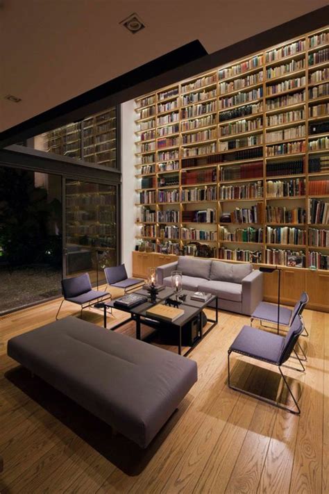 25 Modern Home Library Design For Casual Look | HomeMydesign
