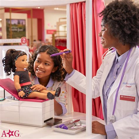 American Girl Doll Hospital Doctors Guess Who's Home From The Doll