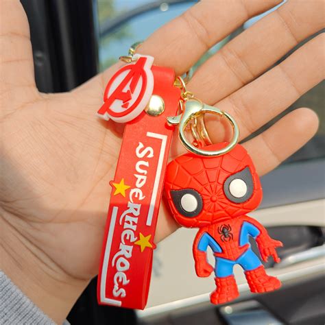 Heroic Stance - Spiderman Keychain – Gifting Bonsai