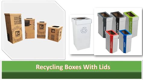 The ultimate guide to recycling boxes with lids
