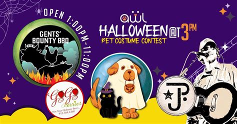 Saturday | Weekend Lineup | AWL Pet Costume Contest | Gents Bounty BBQ ...