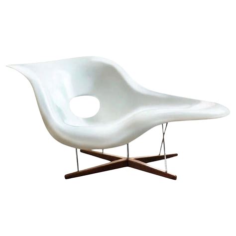 Eames Vitra White La Chaise Chair at 1stDibs | charles eames la chaise ...