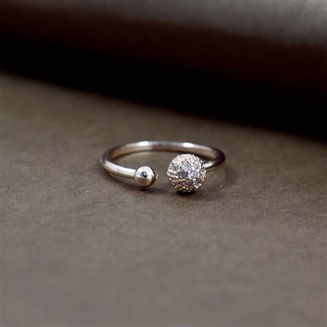 Bubble crystal rose-gold ring | Salty – Salty Accessories