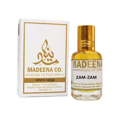 MADEENA CO. Zam Zam 12Ml; Real & Natural Attar; Best Attar For Men And ...