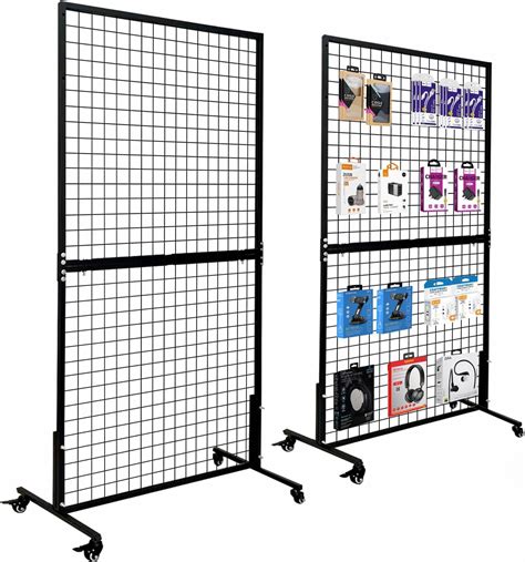 Amazon.com: Generic 2 Packs 3' x 6' Grid Wall Panels Standing Wire Grid ...