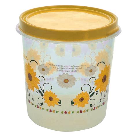 Kuber Industries Storage Container|Durable Plastic Floral Design BPA ...