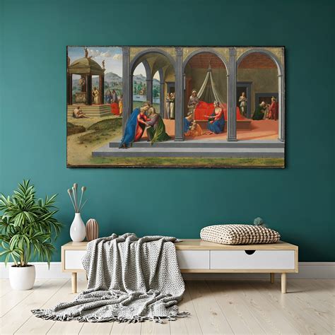 Saint John the Baptist – Vintage Religious Canvas Wall Art – CIPHER SPACES