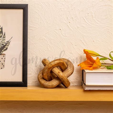 Glimpse Homes Wooden Chain | Home Decor Accent Piece | Living Room ...