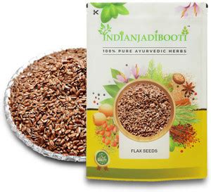 IndianJadiBooti Flax Seed Alsi, 900 Grams Pack Seed Price in India ...
