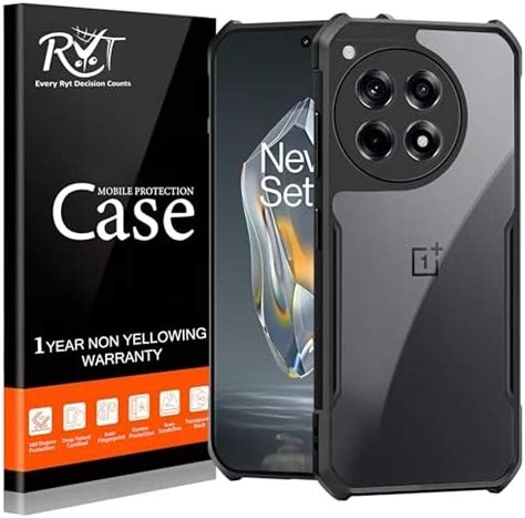 Ryt Plastic Transparent Back Cover For Oneplus 12R-Backcase For Mobile ...