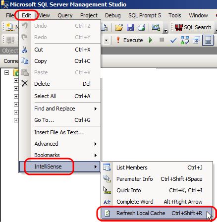 Image result for SQL IntelliSense Not Working