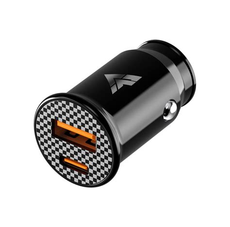 Vaku Luxos® 38W Fast Car Charger PD+QC Charger - Black – vaku.in