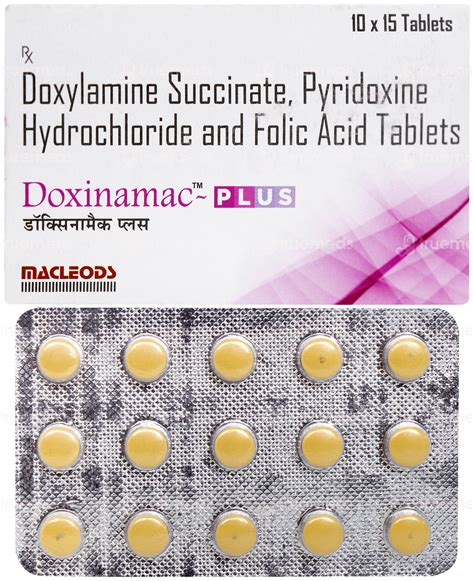 Doxinamac Plus Tablet 15 - Uses, Side Effects, Dosage, Price | Truemeds