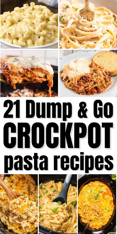 21 Best Easy Crockpot Pasta Recipes | Recipe in 2024 | Crockpot pasta ...