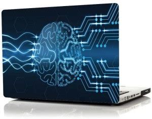 Yellow Alley Digital Brain Design Laptop Skin|Corporate Laptop Skin|HD ...