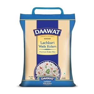 Daawat lachkari WADA Kolam Rice, 10 Kg : Amazon.in: Grocery & Gourmet Foods