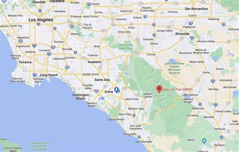 Santiago California Map