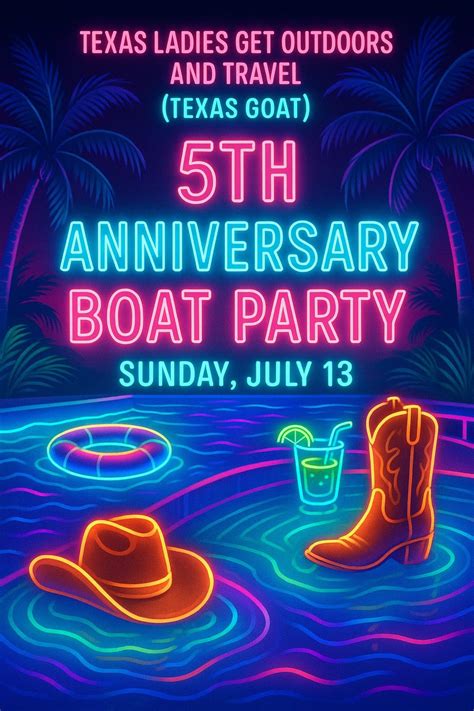 ? NTL: 5th Anniversary Boat Party ?️ SOLD OUT, Eagle Point Marina ...