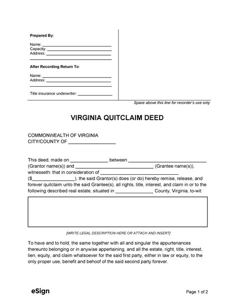 Editable Quit Claim Deed Form 86 Free Templates In Pdf Word Tennessee ...