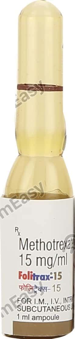 Folitrax 15 MG Injection (1): Uses, Side Effects, Price & Dosage ...