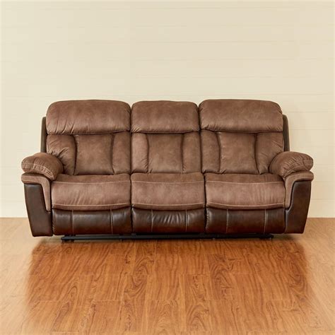 Buy Togo Fabric 3-Seater Recliner - Brown from Home Centre at just INR ...