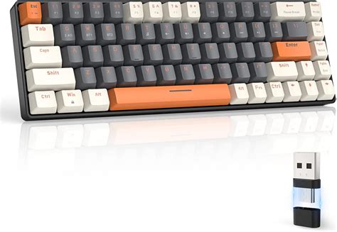 ZIYOU LANG RK68 60% Wireless Mechanical Keyboard India | Ubuy